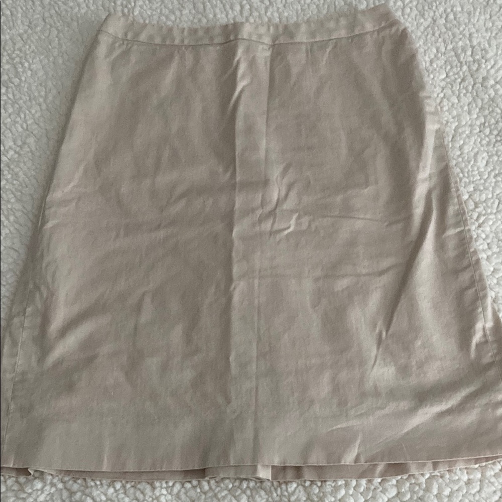 J. Crew Tan A-Line Knee-Length Skirt Casual